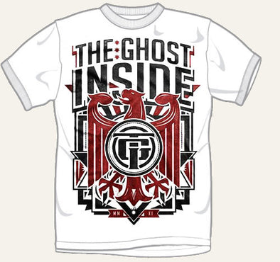 The Ghost Inside "Crest" White T Shirt