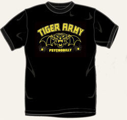 Tiger Army Winged Cat T Shirt