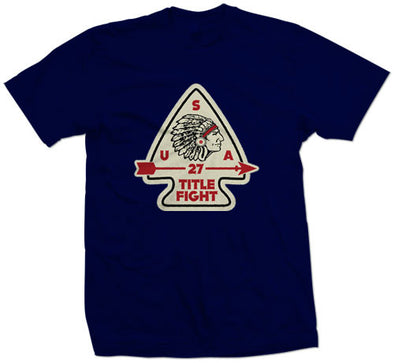 Title Fight "Arrowhead" Blue T Shirt