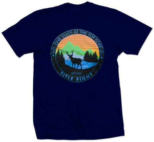 Title Fight "Deer" Navy T Shirt