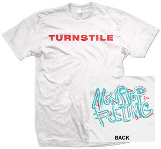 Turnstile "Nonstop Feeling" White T Shirt